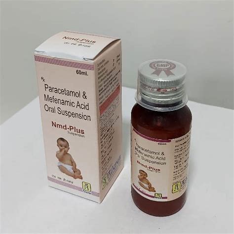 Paracetamol Mefenamic Acid Oral Suspension At Rs Box Meftal P