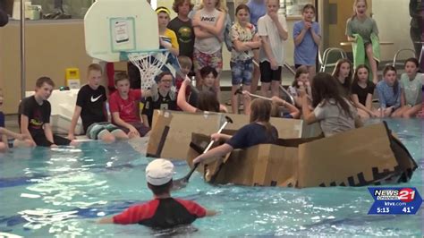 Sink or swim: Trinity Lutheran sixth-graders have plenty of fun in ...