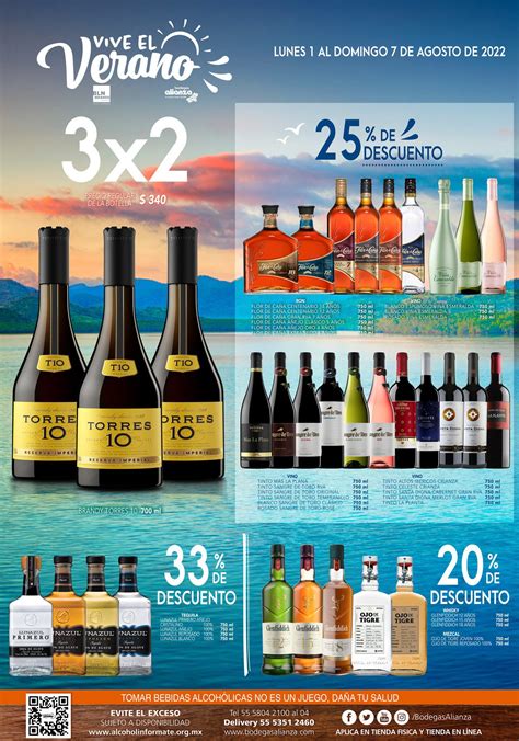 Ofertas Bodegas Alianza En Vinos Y Licores Del 1 Al 14 De Agosto 2022