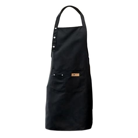 Women Men Waterproof Kitchen Bib Aprons Dress Chef Bbq Cooking Baking