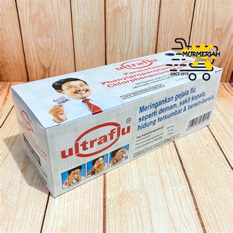 Jual Ultraflu Strip Isi Kaplet Obat Flu Demam Pilek Shopee