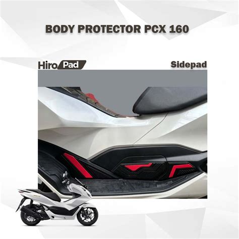 Jual Pcx Aksesoris Side Deck Body Protector Cover Bahan Karet