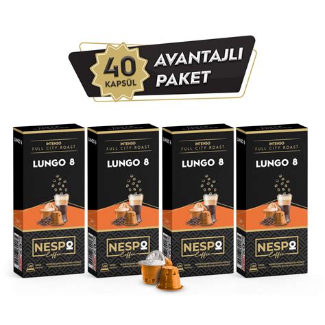 Nespo Coffee Nespresso Uyumlu Kapsül Kahve Lungo 4x10 40 Fiyatı