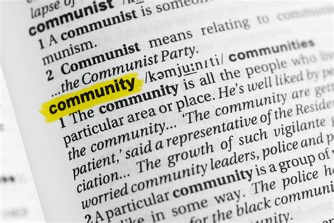 Community Definition stock image. Image of concept, citizens - 101056423