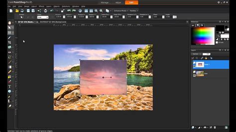 Introduction To Layers In PaintShop Pro X5 YouTube