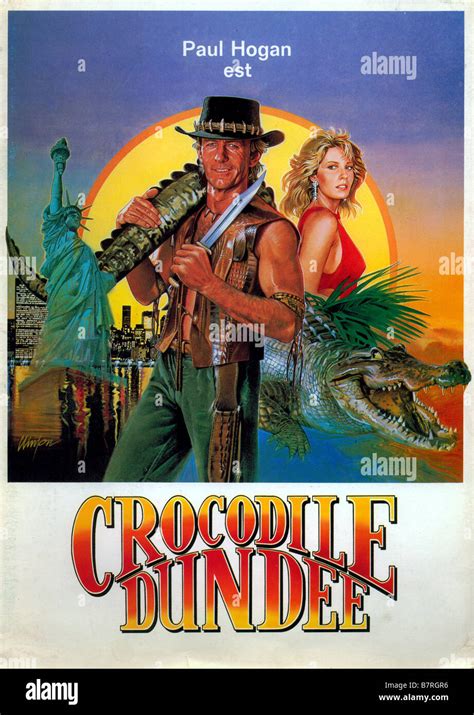 Crocodile Dundee Year: 1986 - Australia Director: Peter Faiman Paul hogan, Linda Kozlowski Movie ...