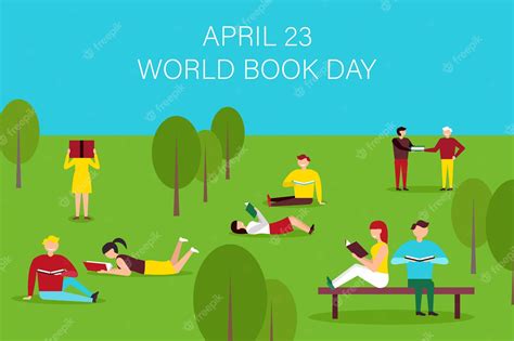 Premium Vector | April 23 world book day vector illustration