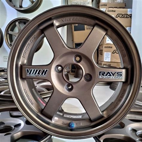 Jual VELG ORIGINAL MADE IN JAPAN TE37 BRONZE R15 PCD 4X100 Kota