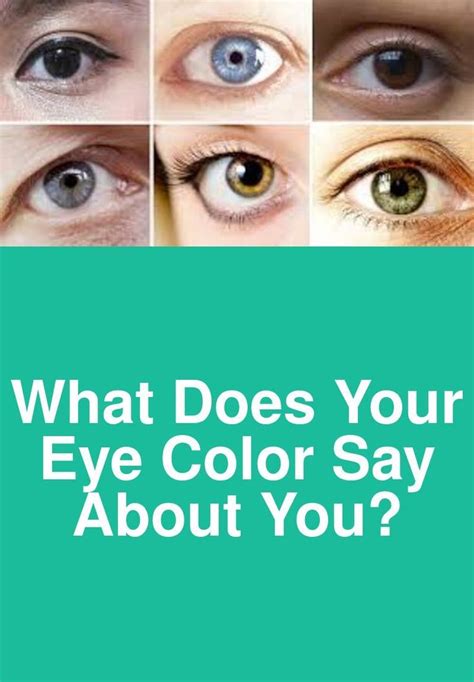 What Does Your Eye Color Say About You Lifestyle Eye Color Facts