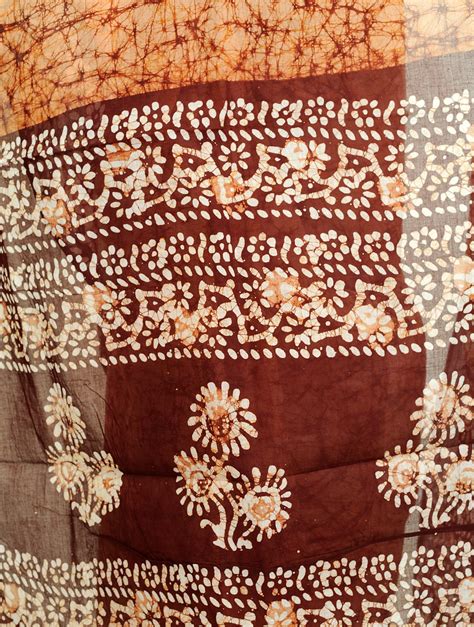 Batik Sari from Kolkata | Exotic India Art