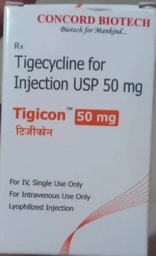 Mg Tigecycline For Injection Usp Treatment Antibiotics At Rs