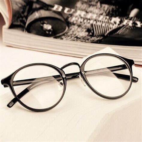 Mens Womens Nerd Glasses Clear Lens Eyewear Unisex Retro Eyeglasses Spectacles Retro