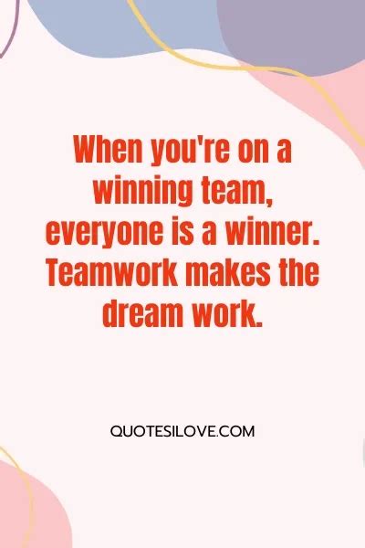 We Make a Great Team Quotes - Quotes I Love