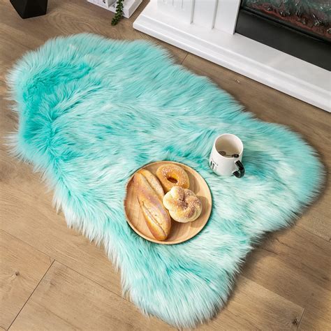 Amazon Ashler Faux Fur Rug Fluffy Shaggy Area Rug Ultra Soft X