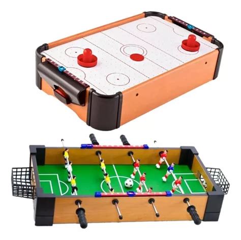 Mesa De Air Hockey Aero Game Futebol De Mesa Pebolim Tot Mercadolivre