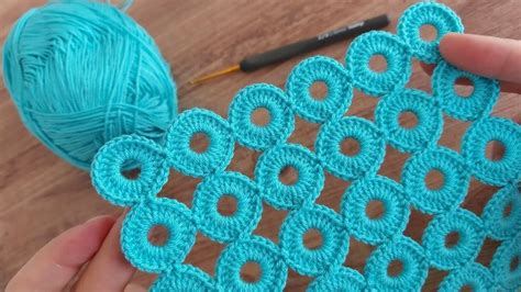 Super Easy Crochet Knitting Tasarim Ti Yapimi Kolay Halka Rg