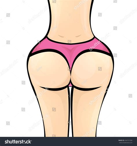 Sexy Woman Big Booty Vector Ass Stock Vector Royalty Free 434731558 Shutterstock