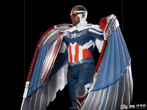 Falcon And Winter Soldier: Captain America Sam Wilson Closed Wings ...