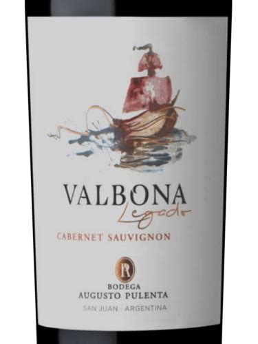 Bodega Augusto Pulenta Valbona Legado Cabernet Sauvignon Vivino US