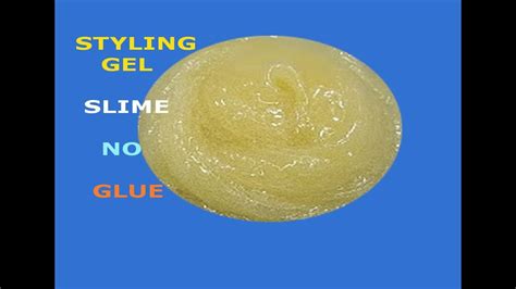 How To Make Slime With Hair Gel Without Glue No Borax Contact Lens