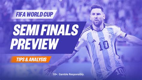 FIFA World Cup - Semi Finals Preview - Palmerbet Blog