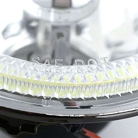 5 3 4 Motorcycle White COB SMD LED Halo Halogen Light Bulb Headlight