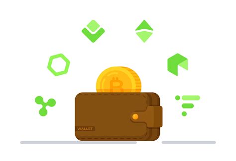 Vector Illustration Of Crypto Concept Icons Of Different