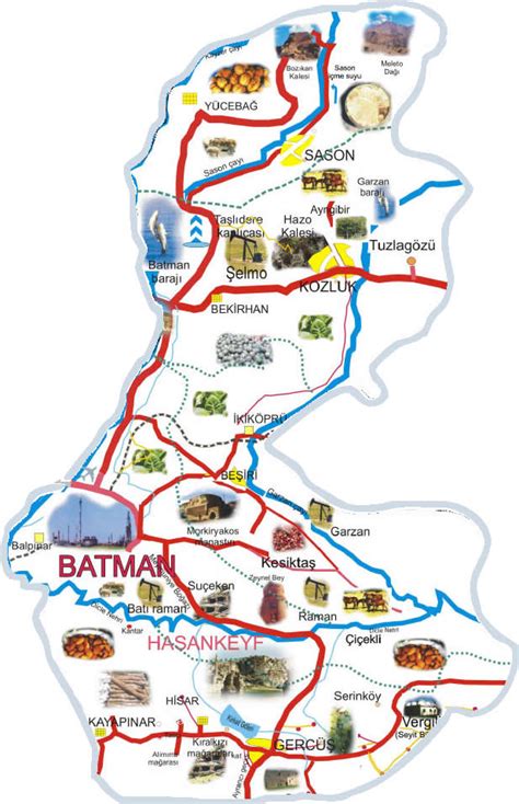 Batman Map - Turkey