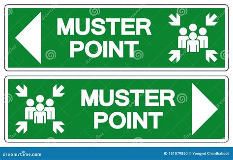 Muster Point Symbol Sign Vector Illustration Isolated On White