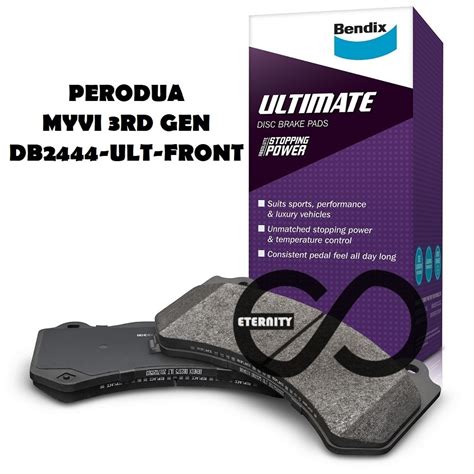 Original Bendix Db Ult Racing Front Brake Pad Perodua Myvi