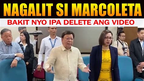 Full Video Ganito Pala Magalit Si Cong Marcoleta VP Duterte