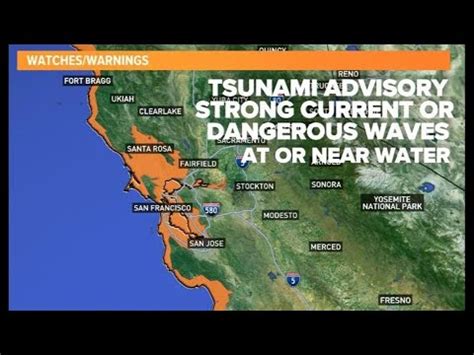 Tsunami Advisory Issued For California Coast After Volcanic Eruption In