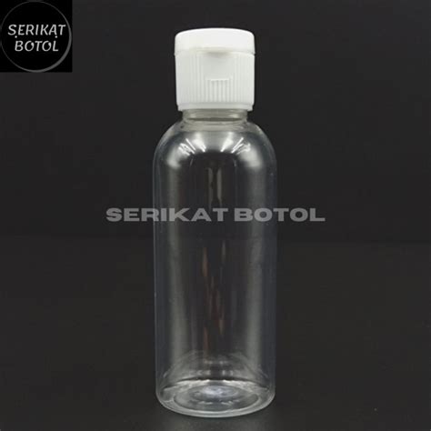 Jual BOTOL FLIPTOP 60ML BENING PET BOTOL 60 ML FLIPTOP NATURAL FLIP