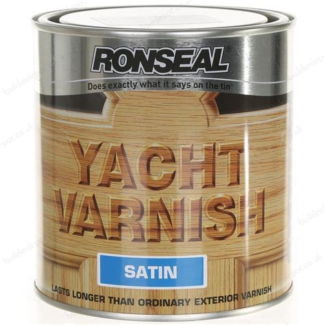 Ronseal Yacht Varnish Satin 250 Ml Zener Online Diy Store