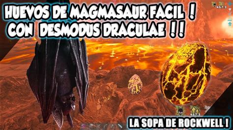 Conseguir Huevos De Magmasaurio Facil Ark Fjordur Youtube