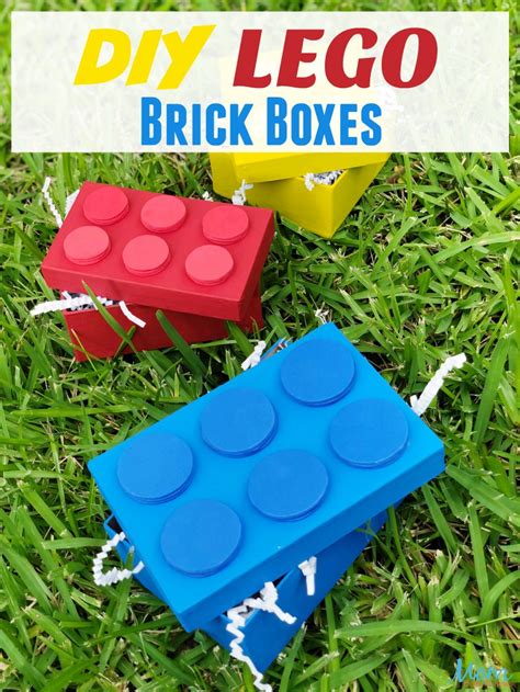 Diy Lego Brick Boxes Tutorial Mom Does Reviews