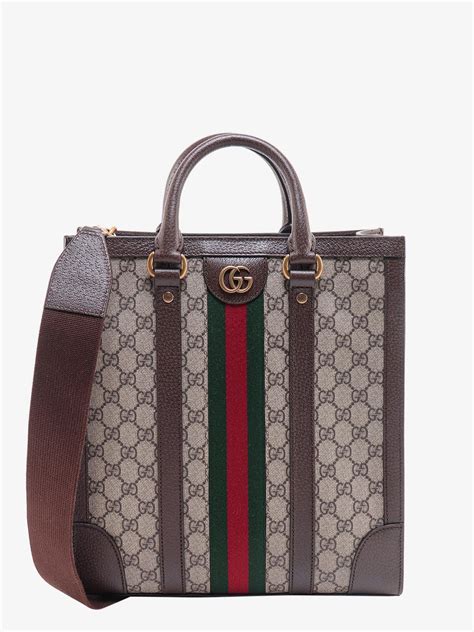 Gucci Leather Handbags in Brown for Men | Lyst