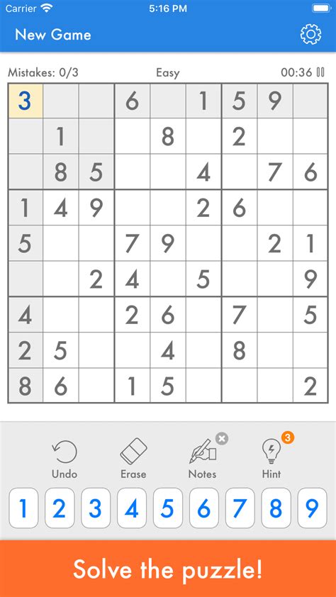 iPhone için Sudoku Classic Number Game İndir