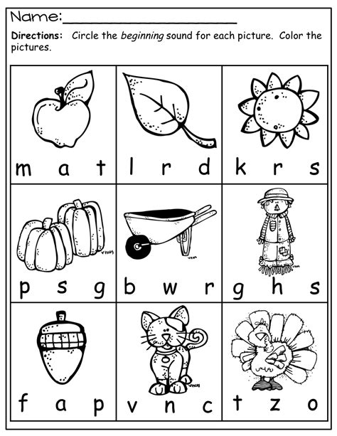 Beginning Letter Sounds Worksheets Free Printable Letter Sou