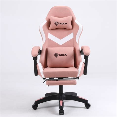 Jual Kuca Kursi Kantor Kursi Gaming Pink Katun Dan Linen Bernapas