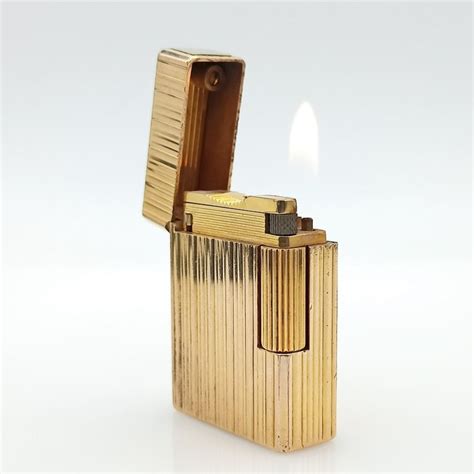 S T Dupont Linea 1 Tamaño pequeño Lighter gold plated Catawiki