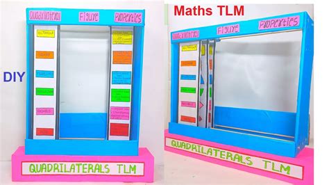 Maths Working Model On Quadrilaterals Tlm Diy Craftpiller