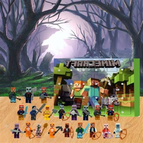 Weihnachten Minecraft Figur Tage Countdown Adventskalender