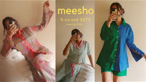 Huge Co Ord Set Haul Meesho Co Ord Set Try On Haul Aishwarya