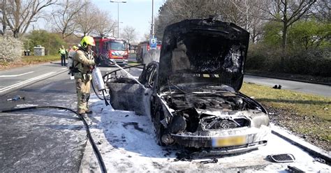 Zwaargewonde Bij Autobrand Aan Kanaalweg Rotterdam