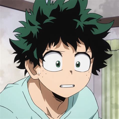 Deku Izuku Midoriya Face