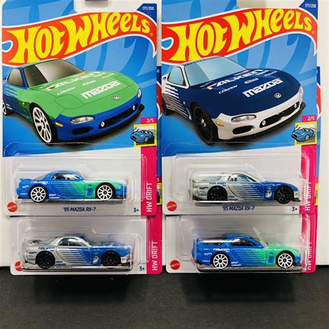 1995 Mazda Rx 7 Falken Jdm Hw Drift Hot Wheels 2022 Ebay