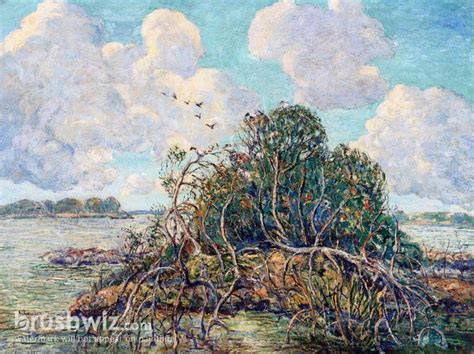 Drifting Clouds, Florida by Ernest Lawson - Oil Painting Reproduction