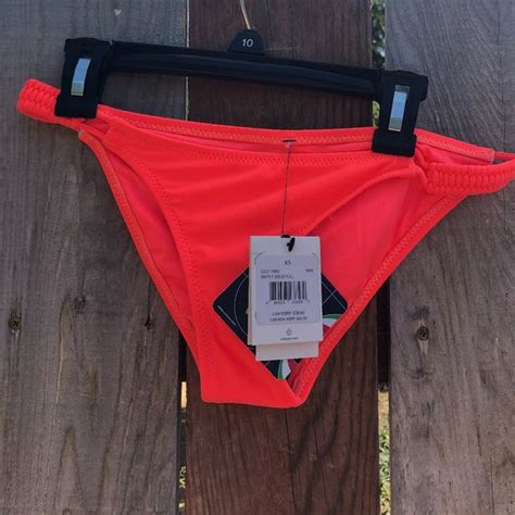 Volcom Swim Volcom Simply Solid Full Bikini Bottom Swimwear Xs New