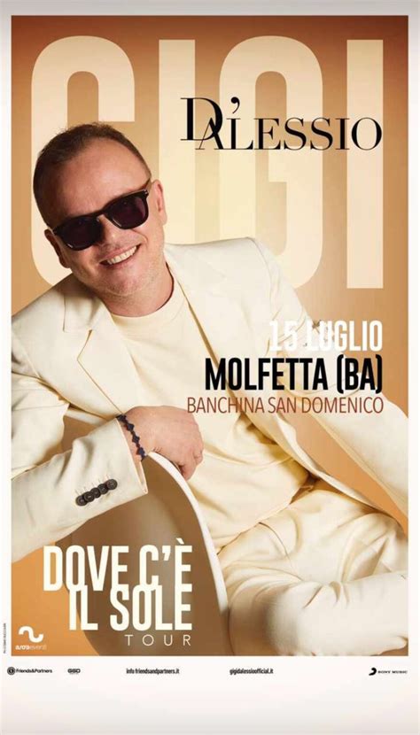 Sulla Banchina San Domenico Di Molfetta Il Luglio Arriva Gigi D